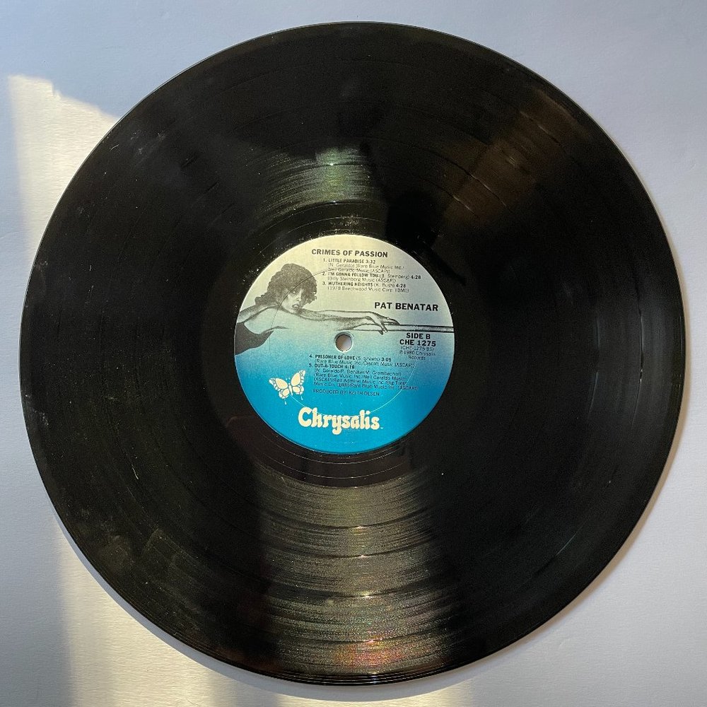 PAT BENATAR Crimes of Passion LP Original 1980 Record. - Picture 5 of 5